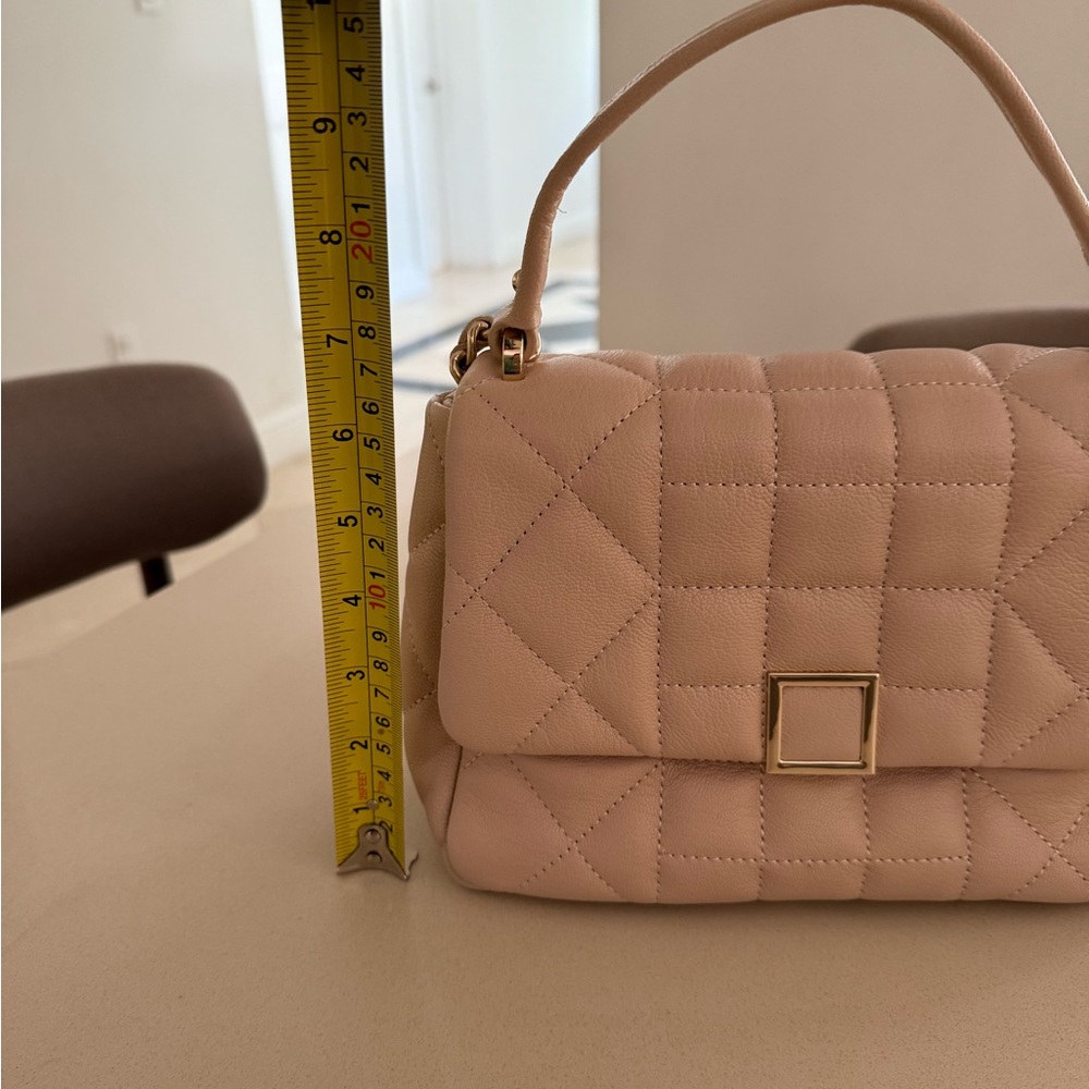 Purificación Garcia leather shoulder bag